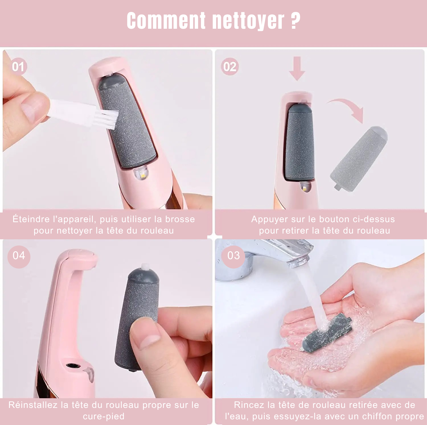 Pieds Doux Sans Effort – Lime Électrique Professionnelle Anti-Peaux Mortes