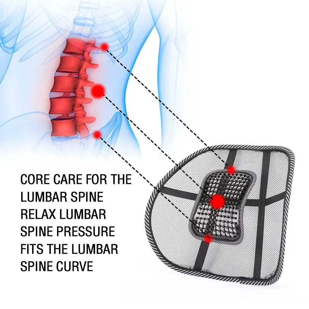 Coussin Orthopédique de Massage Lombaire – Votre Dos Vous Dira Merci !