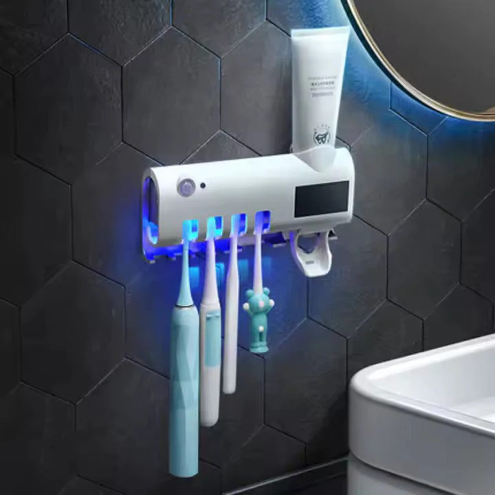 🦷 Stérilisateur de Brosse à Dents Intelligent UV – Solaire