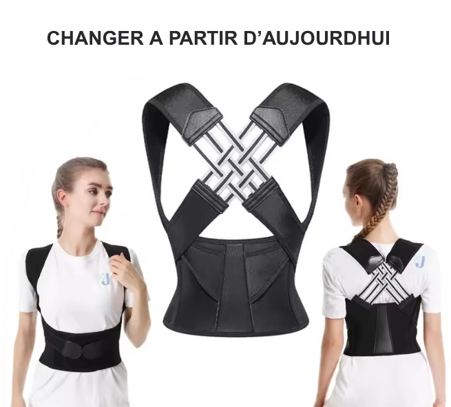 Correcteur de Posture Orthopédique Confort Premium