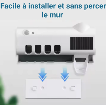 🦷 Stérilisateur de Brosse à Dents Intelligent UV – Solaire