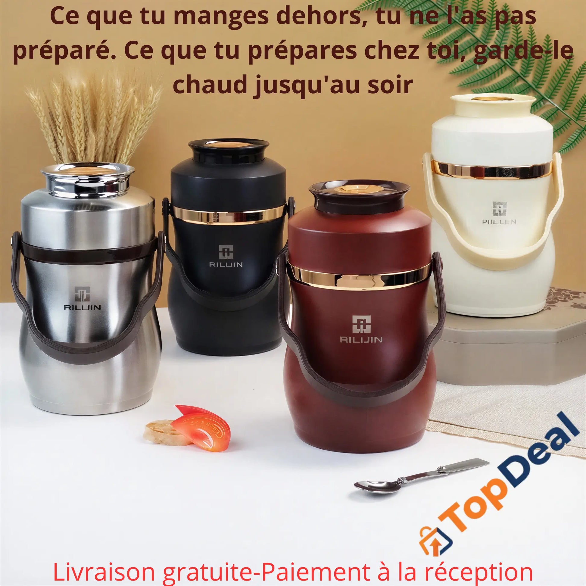 Tu prépares tôt le matin, mais ton repas est froid à midi ?