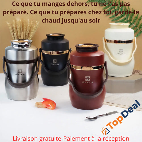 Tu prépares tôt le matin, mais ton repas est froid à midi ?