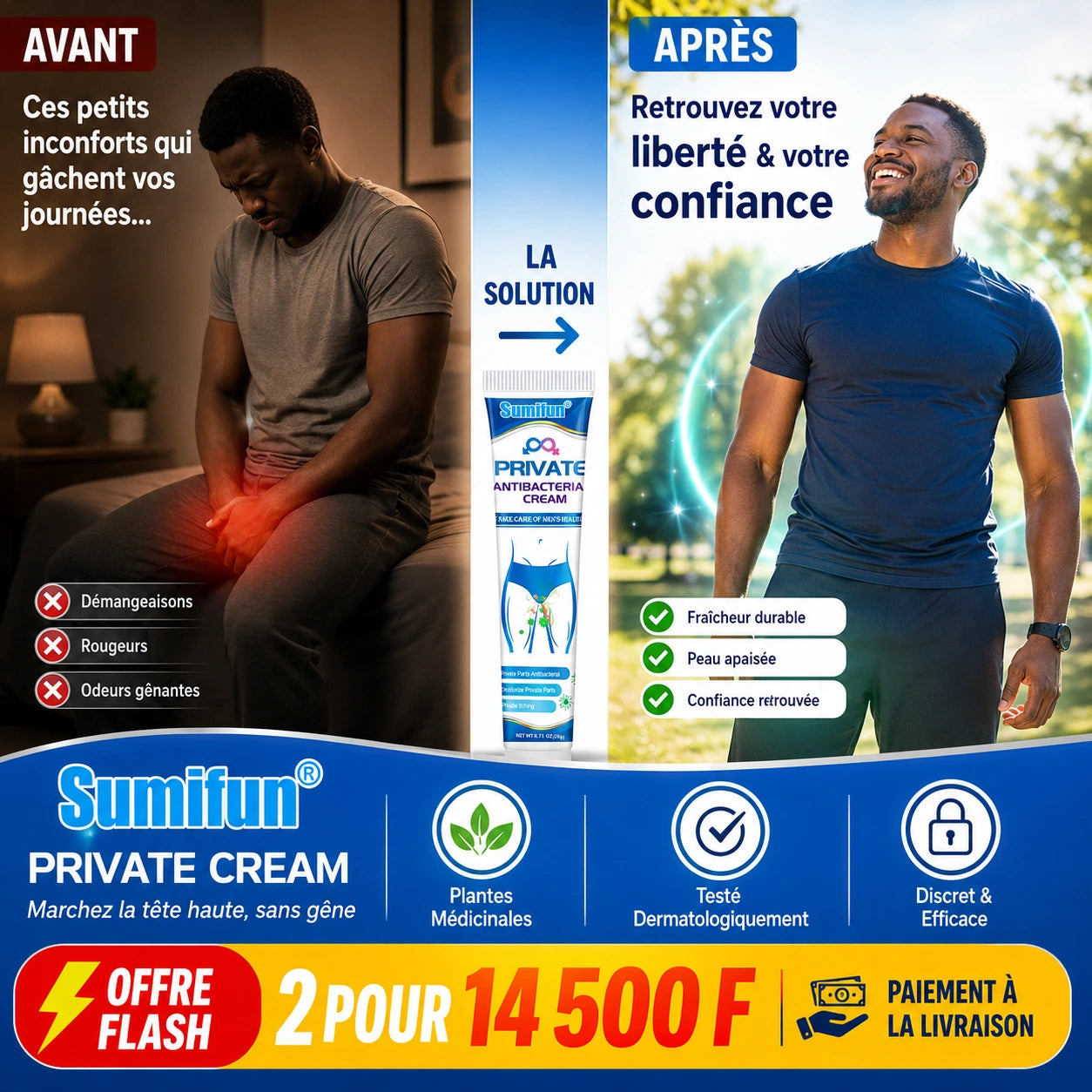 Marchez sans douleur, dormez sans vous gratter — Le soulagement que votre peau attendait depuis des années