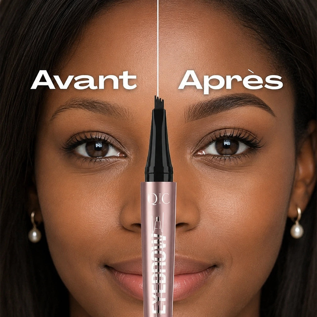 Stylo à sourcils effet Microblading 3D à 4 pointes