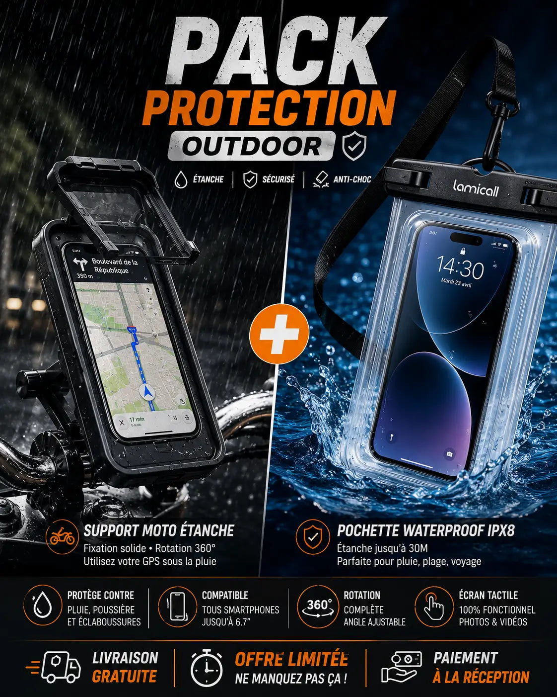 PACK PROTECTION SMARTPHONE OUTDOOR™