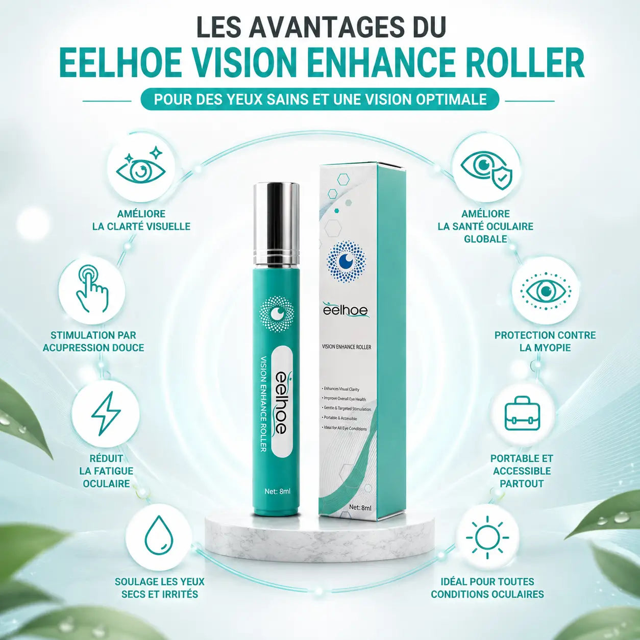ROULEAU VISION - SOIN DES YEUX