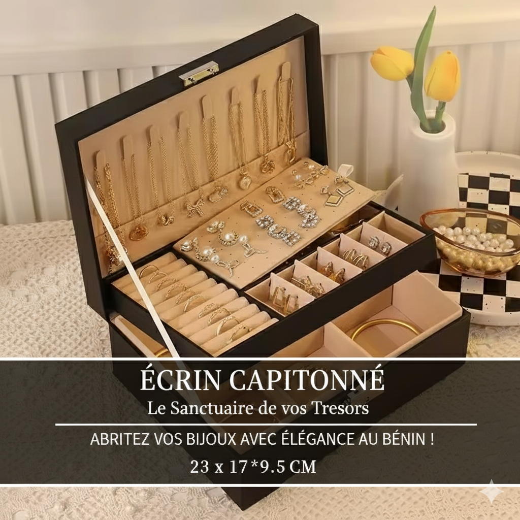 L'Écrin d'Organisation "Capitonné" : Le Sanctuaire de Vos Trésors Précieux ✨👑