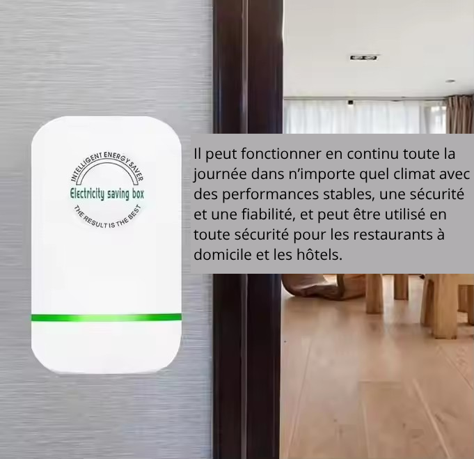 Économiseur d’Énergie Intelligent 5-en-1 – Réduisez vos factures et protégez vos appareils