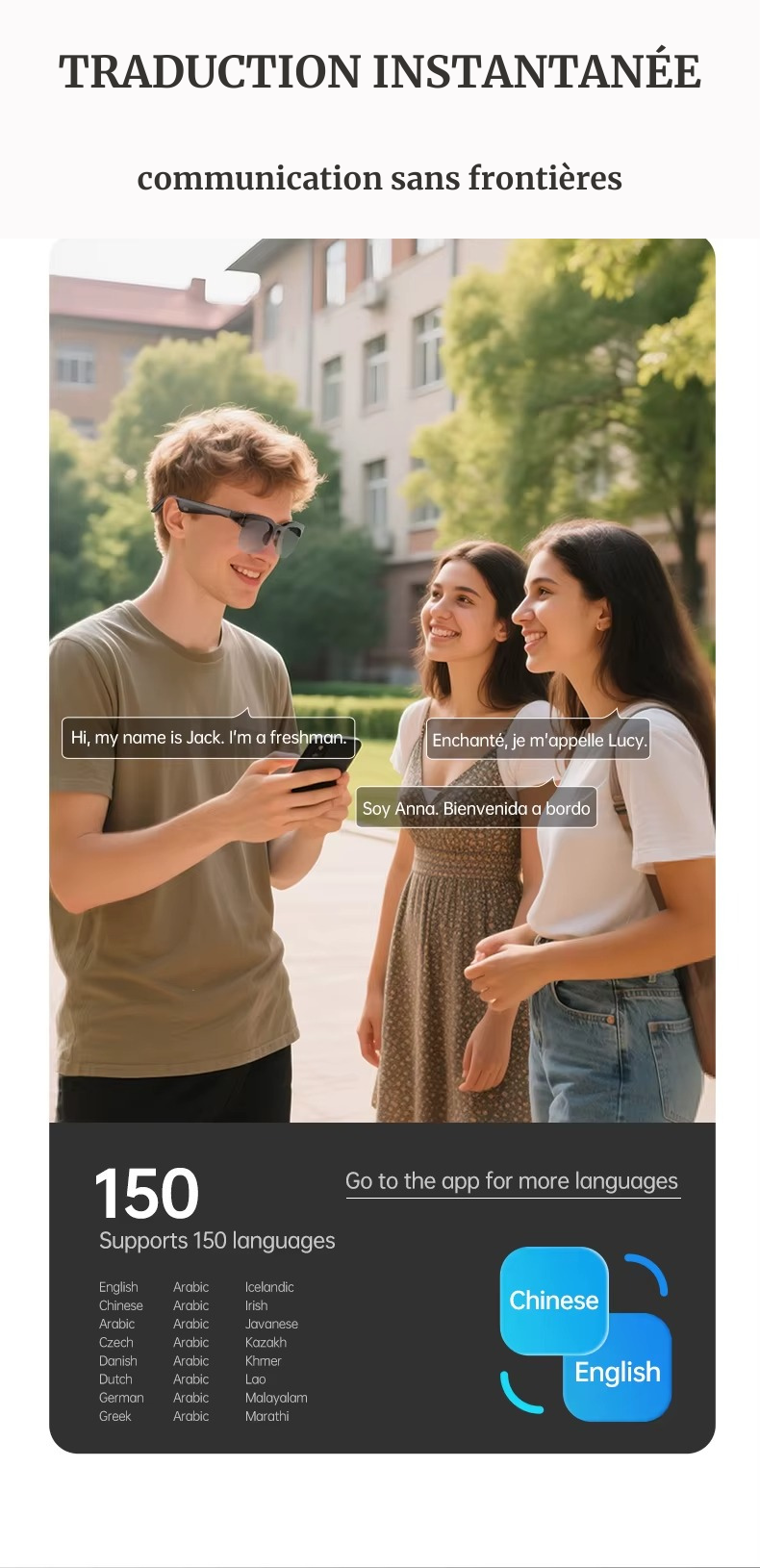 🕶️ Lunettes Intelligentes Nouvelle Génération-Anti UV400