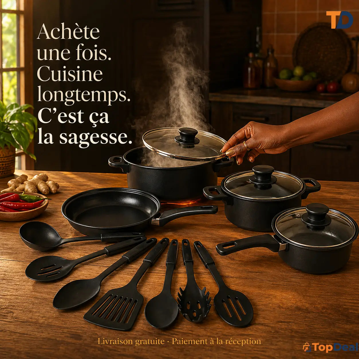 L'ensemble cuisine 13 pièces qui transforme chaque repas en chef-d'œuvre