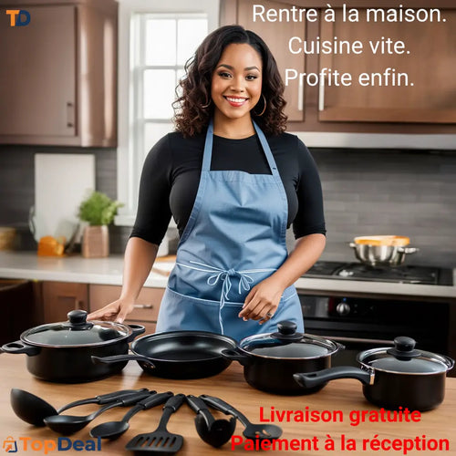 L'ensemble cuisine 13 pièces qui transforme chaque repas en chef-d'œuvre