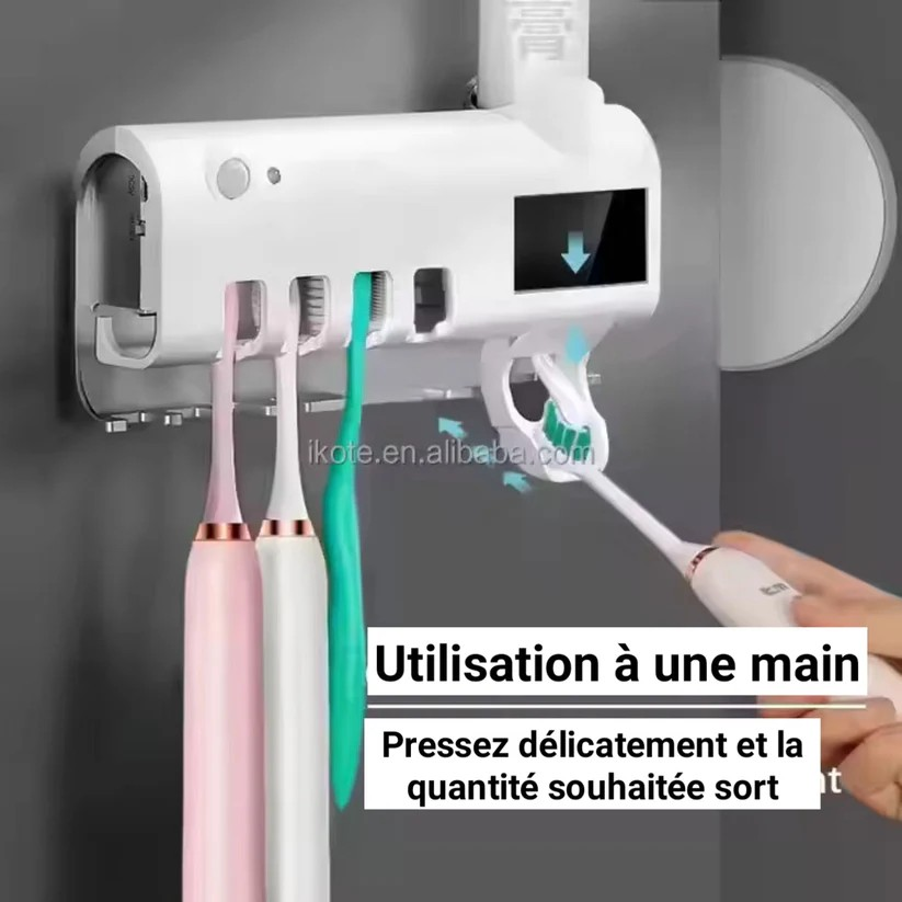 🦷 Stérilisateur de Brosse à Dents Intelligent UV – Solaire