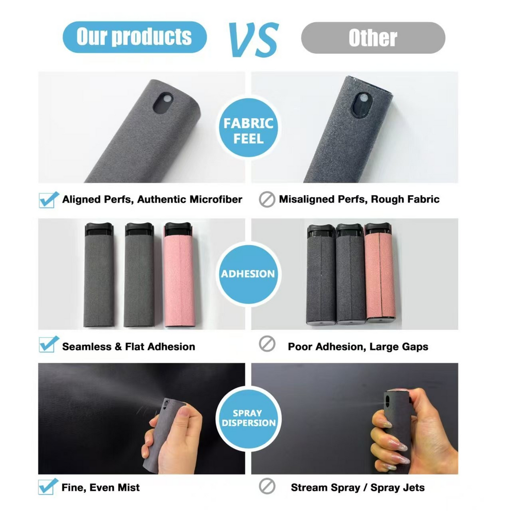 📱 Microfibre Vaporisateur Nettoyant d’Écran – Garde tes écrans toujours impeccables !