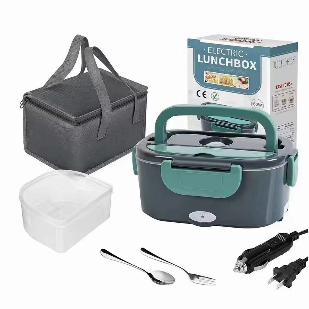 Boîte à lunch électrique chauffante SS304 — repas chaud partout, en 2–3 gestes