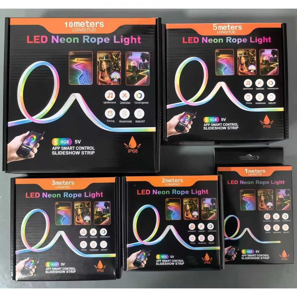 🌈 NeoLight™ RGB – La Bande LED Néon qui Transforme Votre Espace