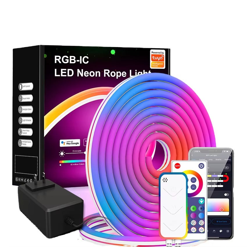 🌈 NeoLight™ RGB – La Bande LED Néon qui Transforme Votre Espace