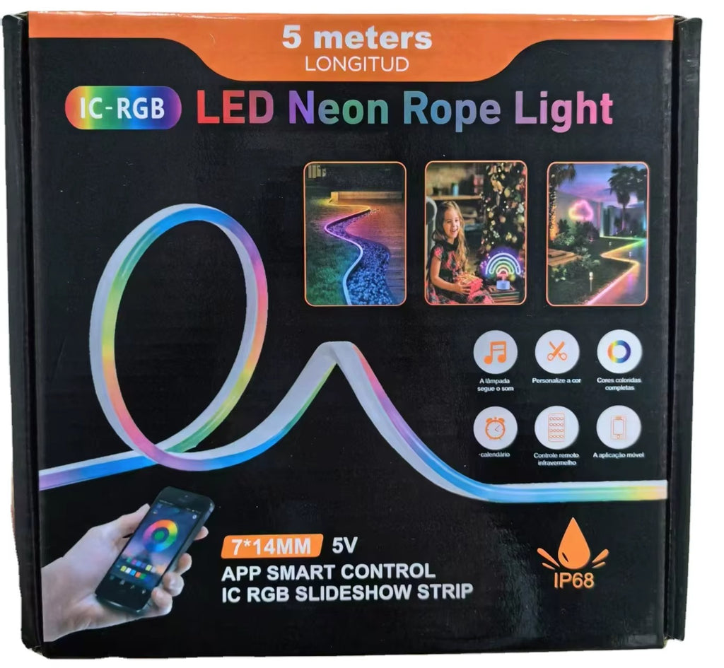 🌈 NeoLight™ RGB – La Bande LED Néon qui Transforme Votre Espace
