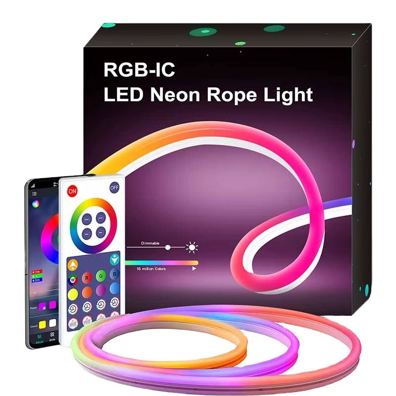 🌈 NeoLight™ RGB – La Bande LED Néon qui Transforme Votre Espace