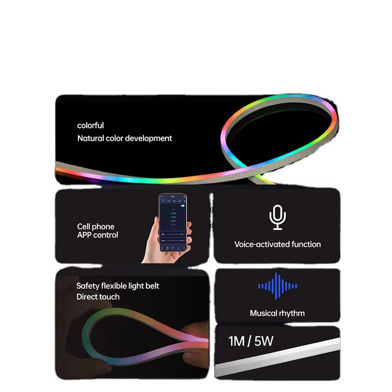 🌈 NeoLight™ RGB – La Bande LED Néon qui Transforme Votre Espace