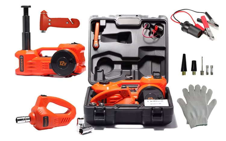 🚗 Kit De Cric Hydraulique Électrique 10 en 1 – Version 2025