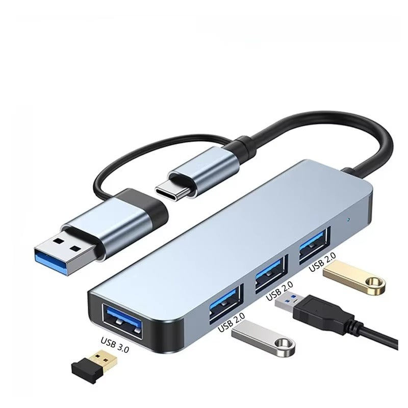 🌐 Hub USB Type-C 8 en 1 – Polyvalence et Économie en un seul appareil