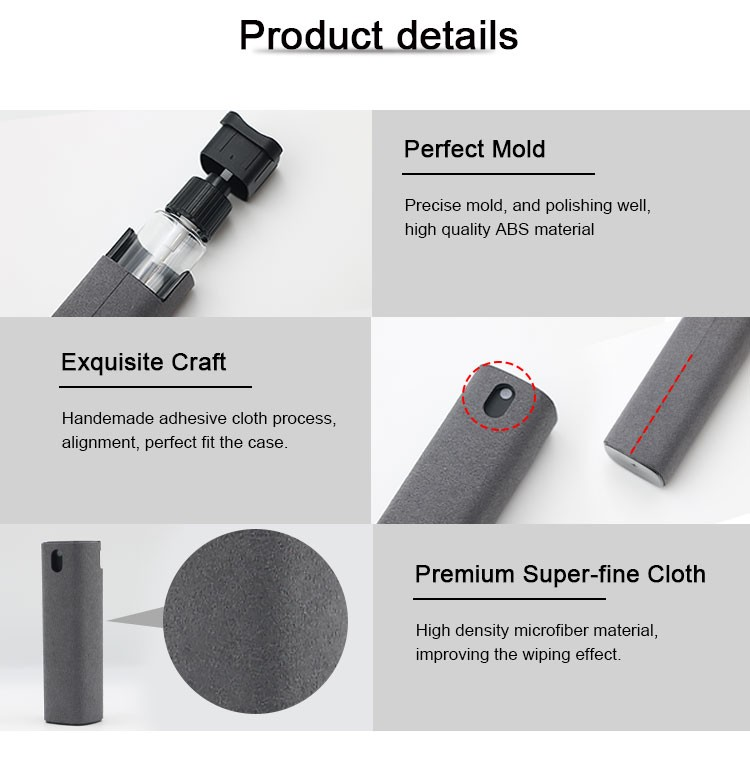 📱 Microfibre Vaporisateur Nettoyant d’Écran – Garde tes écrans toujours impeccables !