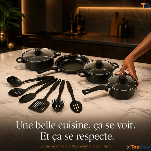 L'ensemble cuisine 13 pièces qui transforme chaque repas en chef-d'œuvre